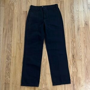 Alex Mill Black Neil Utility Pants Sz 00